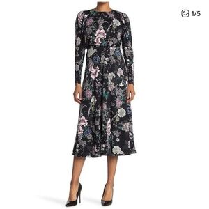 AFRM Multicolor Floral Backless Dress